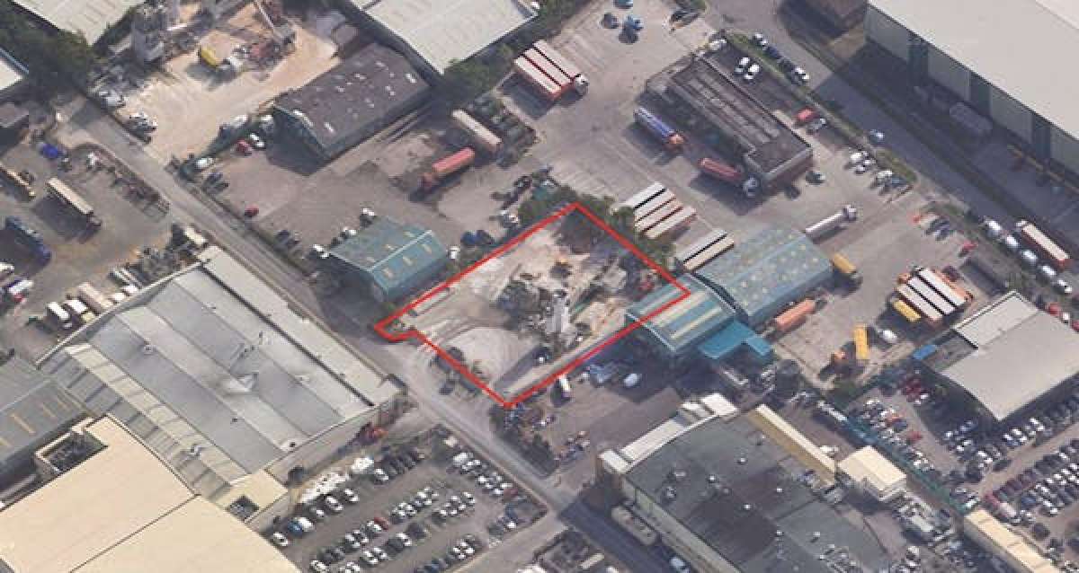 A securely fenced, rectangular concrete surfaced plot on a 0.53 acre site For Sale, Crewe